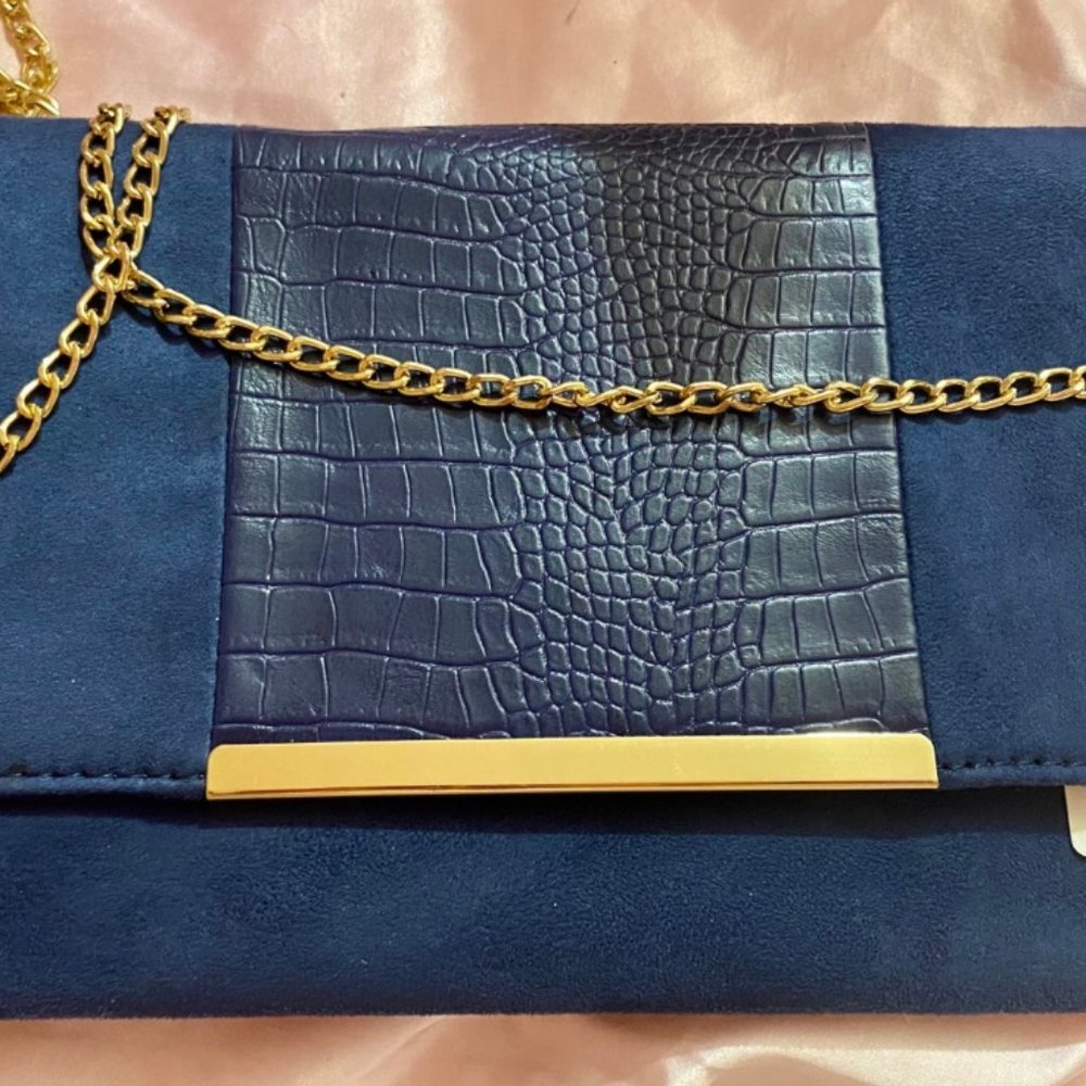 NWT Collete Hayman Leather Clutch